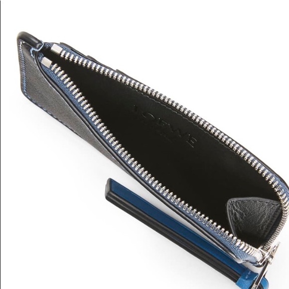 NWT LOEWE Blue card coin holder Men’s or womens - Picture 3 of 7